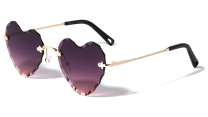 GLO Heart Diamond Cut Rimless glo-M219