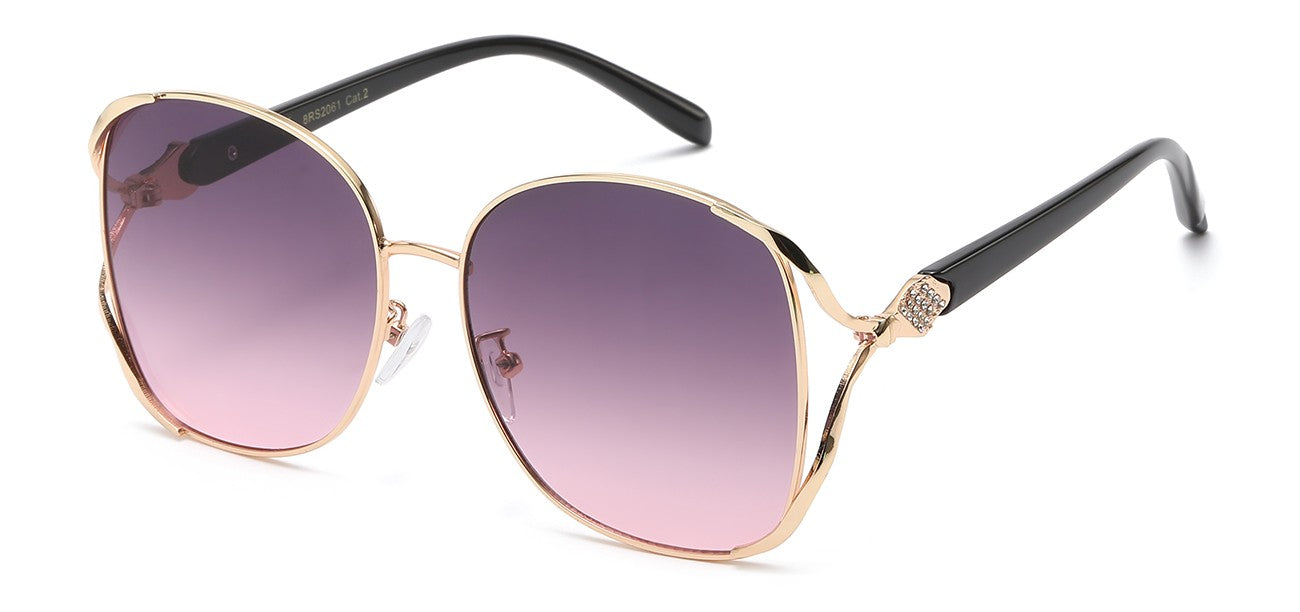 Rhinestone Butterfly Frame Sunglasses rs2061