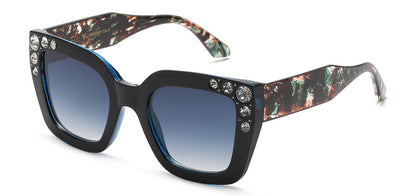 Rhinestone  Cateye Frame Sunglasses rs2067