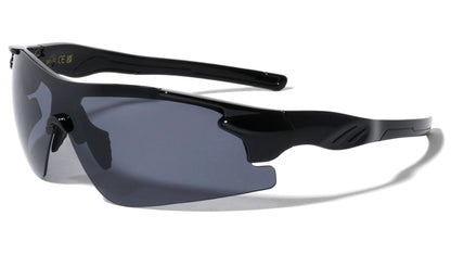 Semi-Rimless Shield Shades bp0142