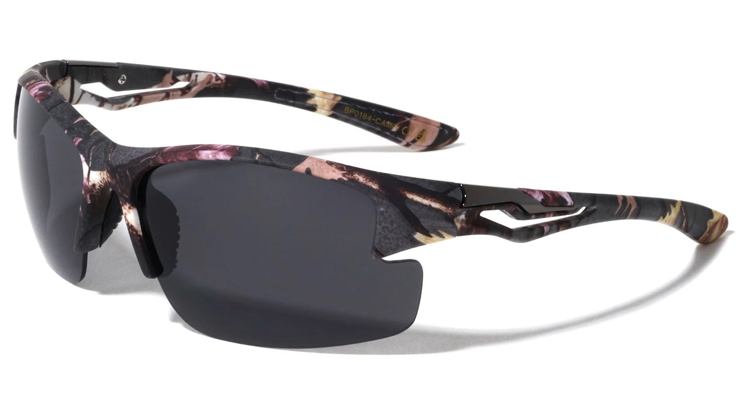 Camouflage Semi Rimless Shades bp0164-camo