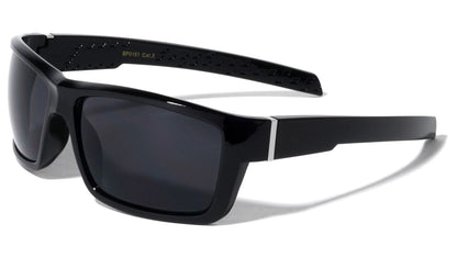 Basic Black Sports Wrap Sunglasses bp0151