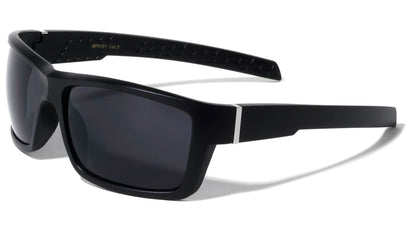 Basic Black Sports Wrap Sunglasses bp0151