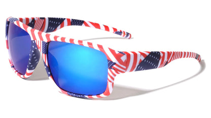 Square Sports Sunglasses bp0211-flag