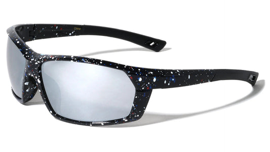 Rectangle Sports Sunglasses bp0210-flag