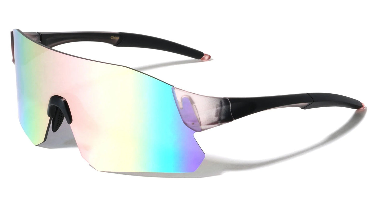 Rimless Frosted Frame Shield bp0202-cm