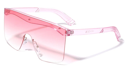 Rimless One Piece Shield Lens Shades p6718