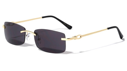 Rimless Rectangle Sunglasses m4021