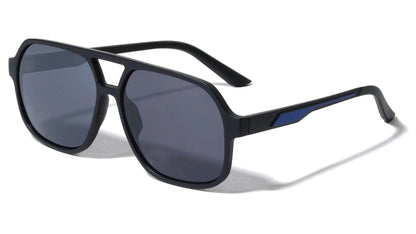 Flat Top Square Aviators Sunglasses av-5466