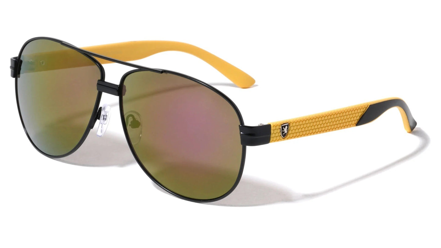 Khan Color Mirror Lens Aviator kn-m3935-cm