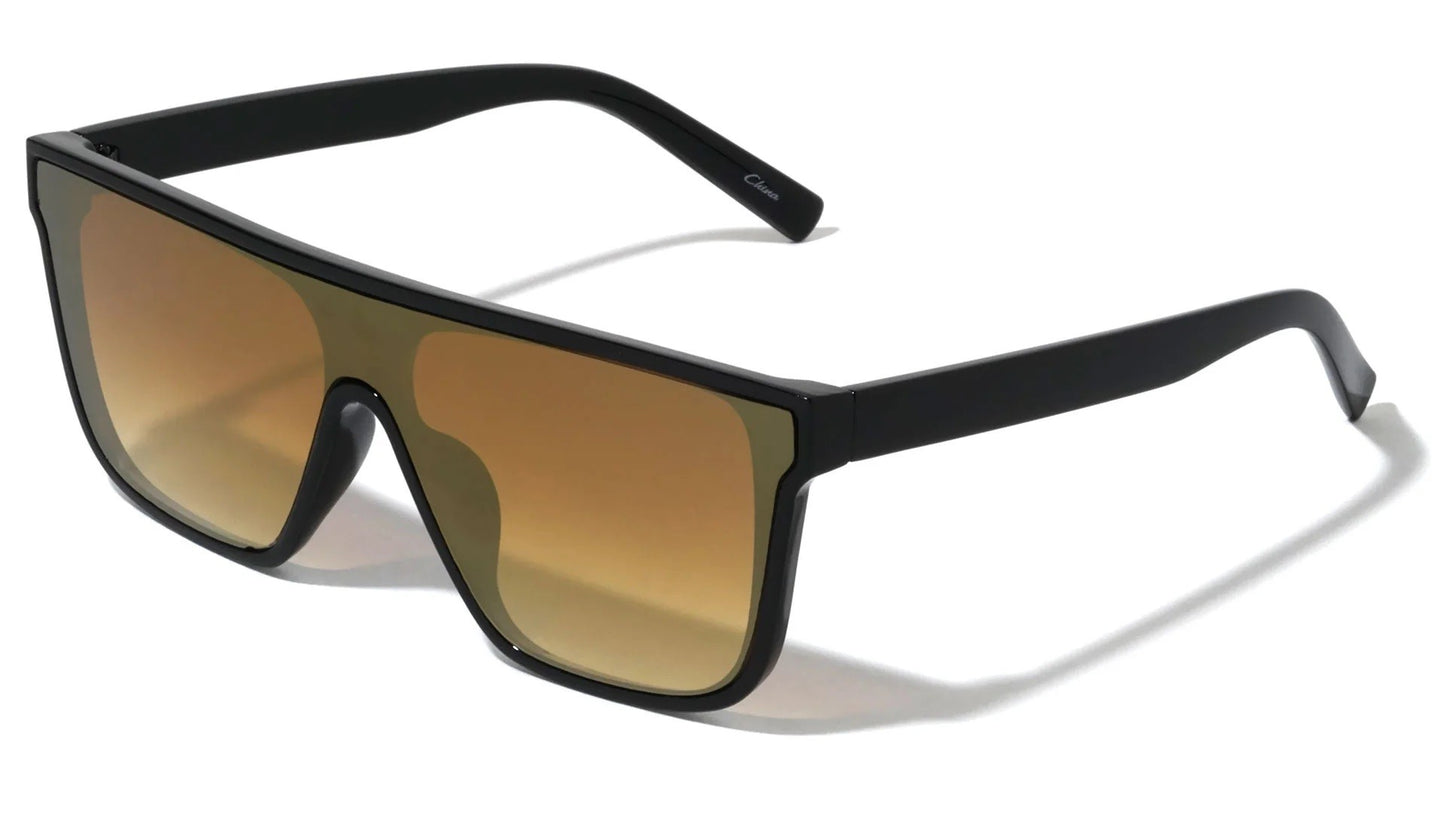 Flat Top Shield Sunglasses p6531