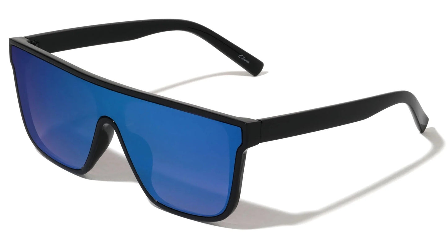 Flat Top Shield Sunglasses p6531