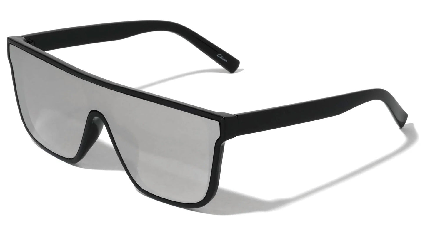 Flat Top Shield Sunglasses p6531