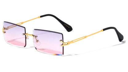 Rimless Diamond Edge Cut Lens m10820-oc