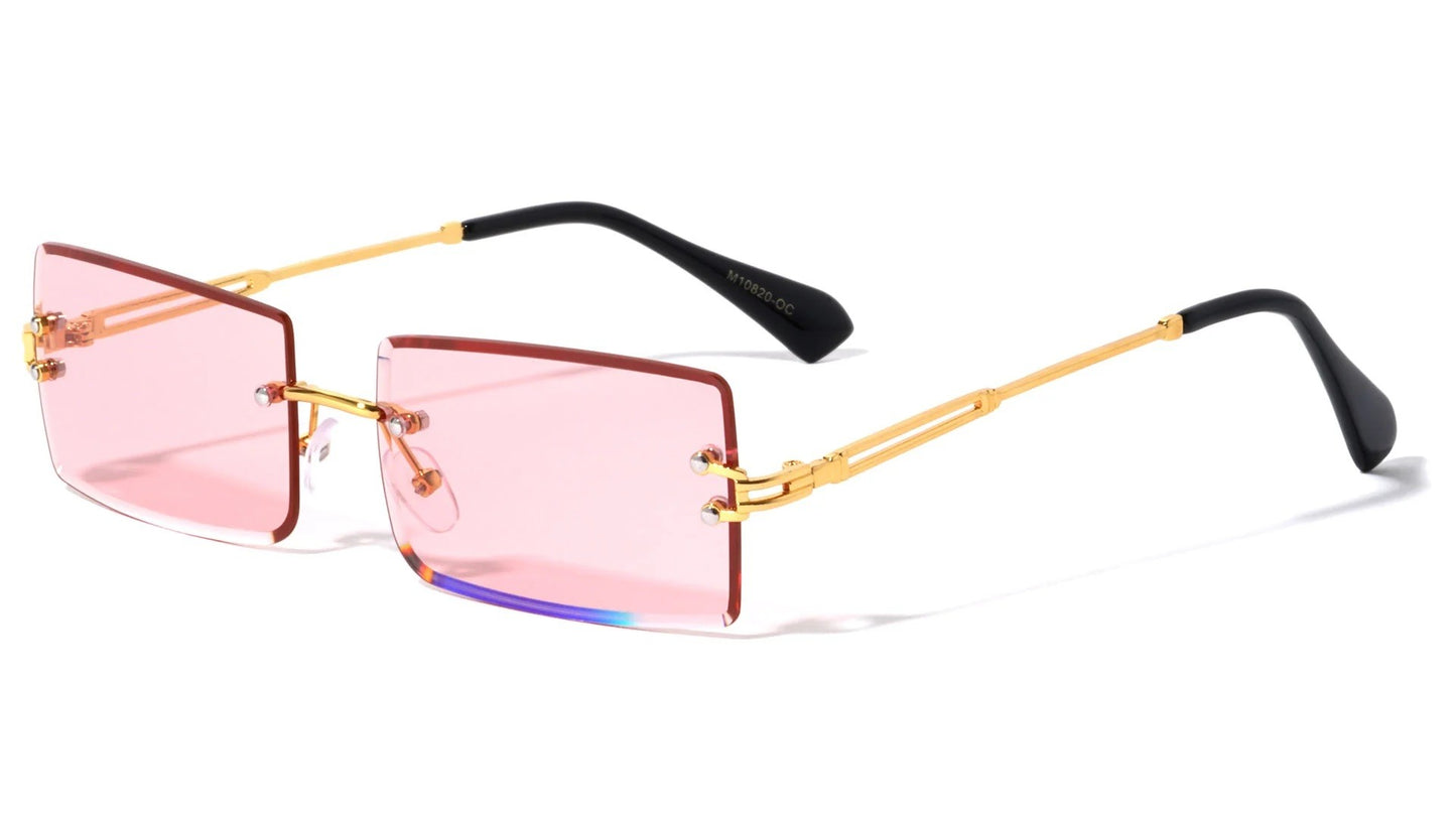 Rimless Diamond Edge Cut Lens m10820-oc