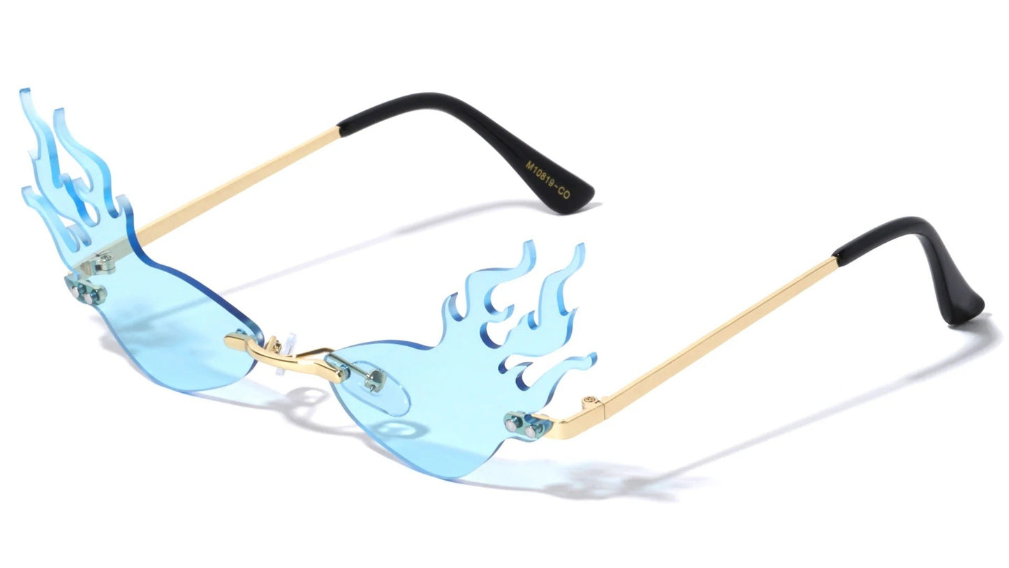 Fire Flame Cat Eye Sunglasses m10819-co