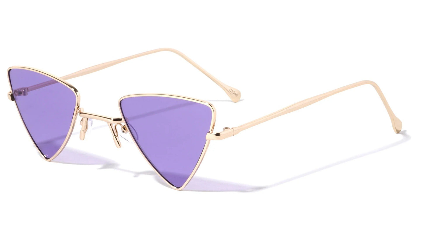 Metallic Triangle Fashion Sunglasses m10717