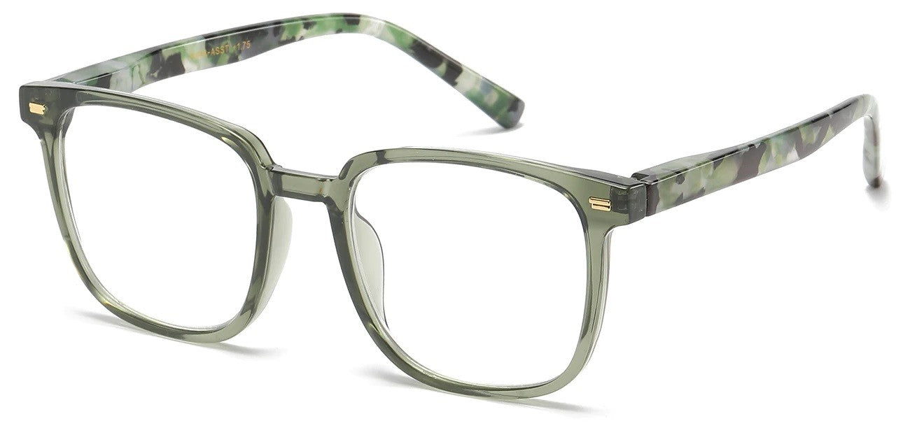 Readers Crystal Square Frame r468-asst