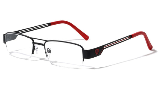 Khan Semi-Rimless Clear Lens clr-1224-kn