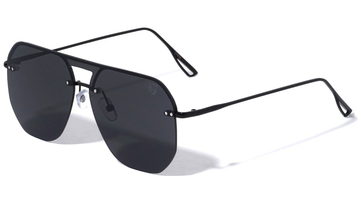 KHAN Rimless Aviators  kn-m21040