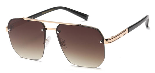 Manhattan Semi-Rimless Aviator mh88066