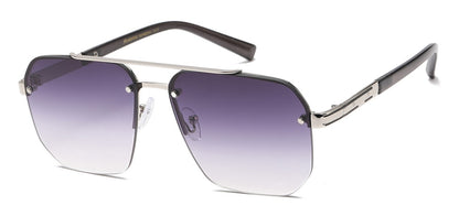 Manhattan Semi-Rimless Aviator mh88066