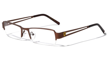 Khan Clear Semi Rimless Readers clr-1217-kn