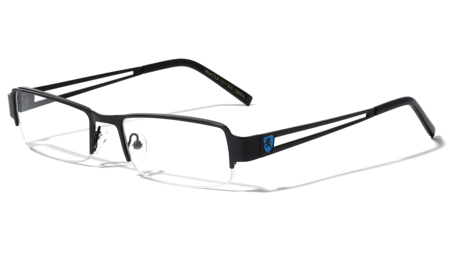 Khan Clear Semi Rimless Readers clr-1217-kn