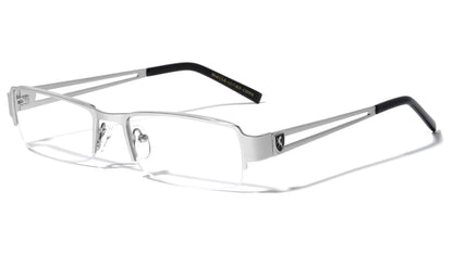 Khan Clear Semi Rimless Readers clr-1217-kn