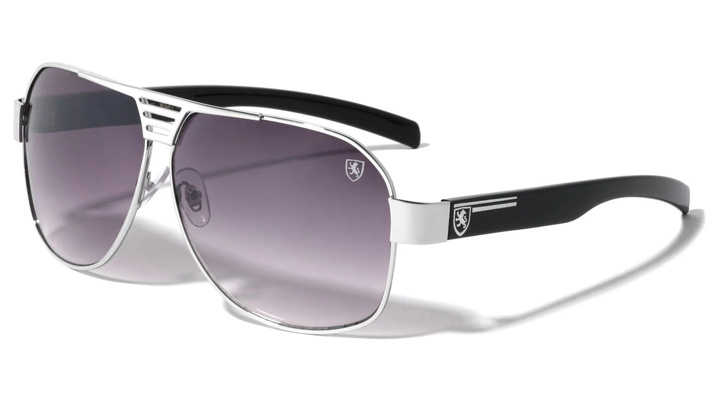 Khan Aviators Cut Out Top Bar kn-2005