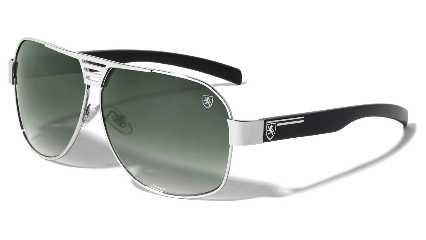 Khan Aviators Cut Out Top Bar kn-2005