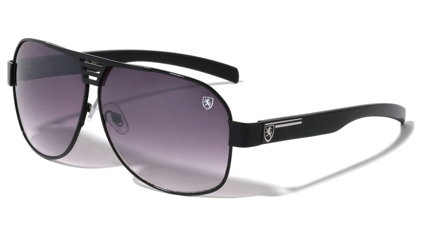 Khan Aviators Cut Out Top Bar kn-2005