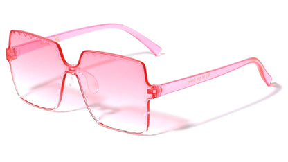 Kids Rimless Crystal Color Square k896