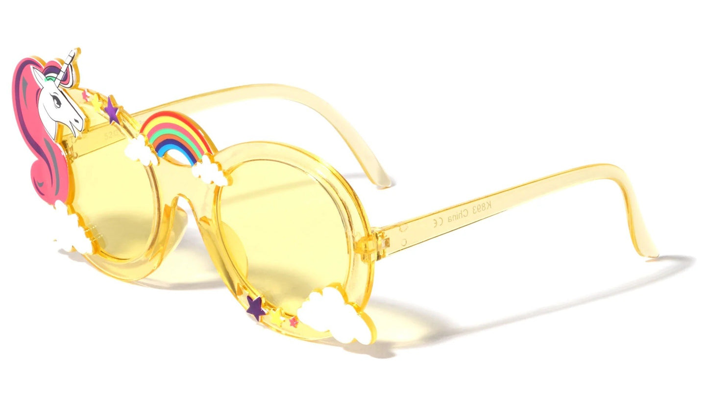 Kids Round Rainbow Unicorn k893