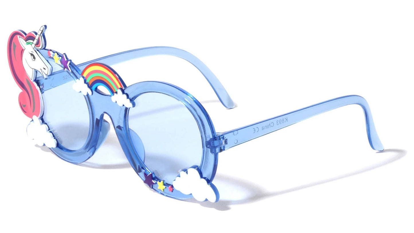 Kids Round Rainbow Unicorn k893