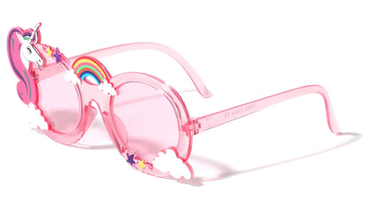 Kids Round Rainbow Unicorn k893