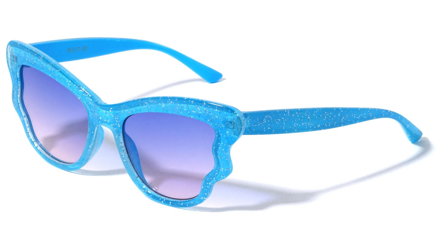 Kids Glitter Butterfly Wings Sunglasses k832