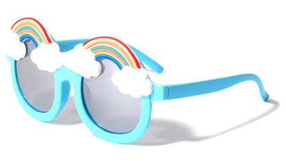 Kids Round Rainbow Sunglasses k894