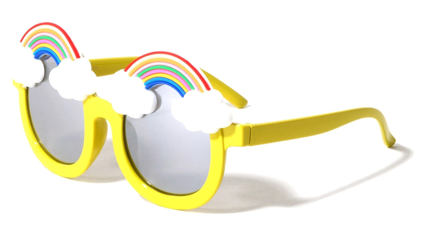 Kids Round Rainbow Sunglasses k894