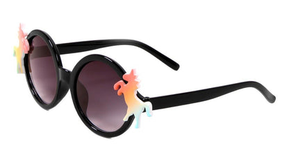 Kids Round Unicorn Sunglasses k835