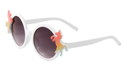 Kids Round Unicorn Sunglasses k835