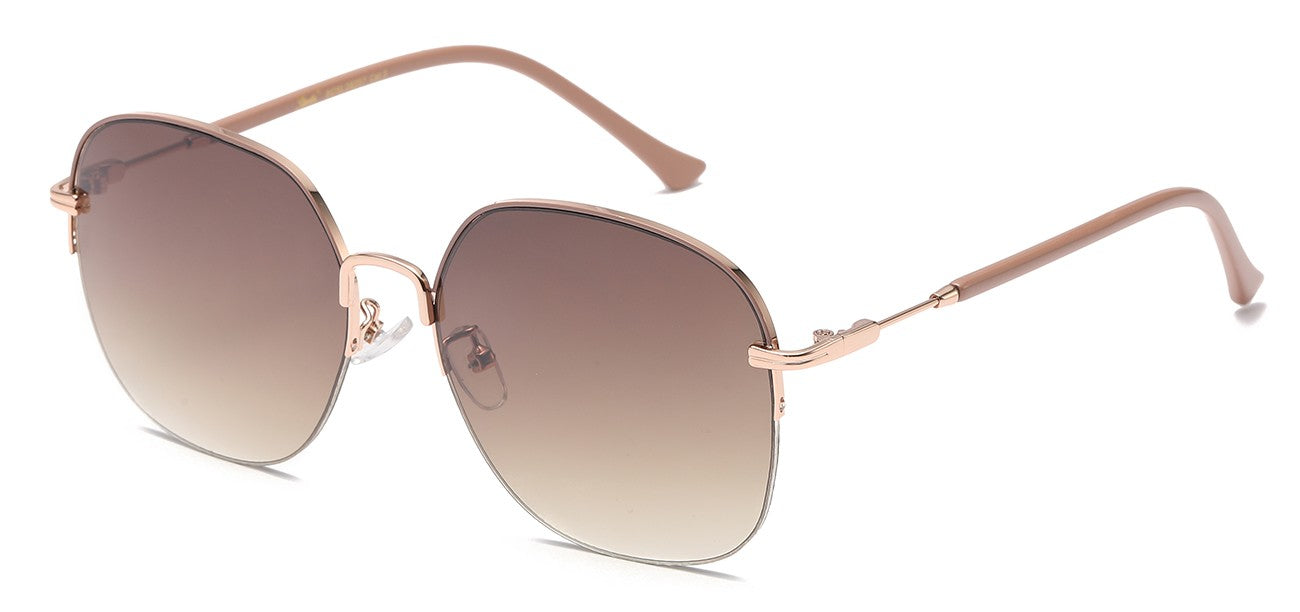 Giselle Metallic Square Sunglasses gsl28257