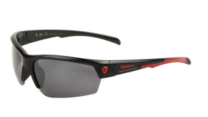KHAN Semi-Rimless Sports Sunglasses kn-p01013