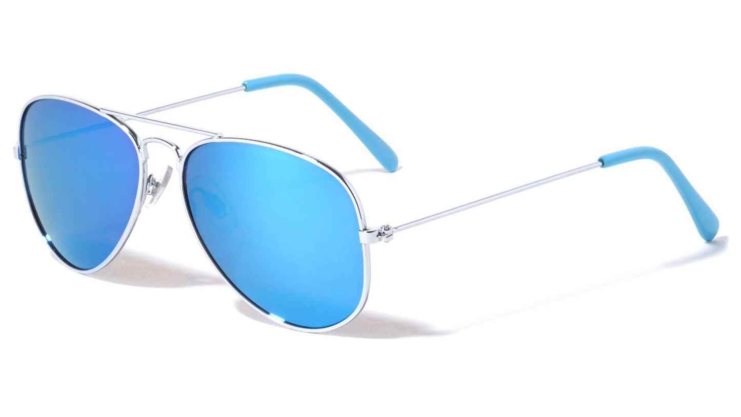 Kids Color Mirror Aviator Sunglasses k6258-cm