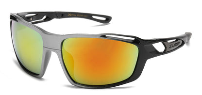 Xloop Two-Tone Sports Wrap Shades x2733