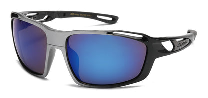 Xloop Two-Tone Sports Wrap Shades x2733