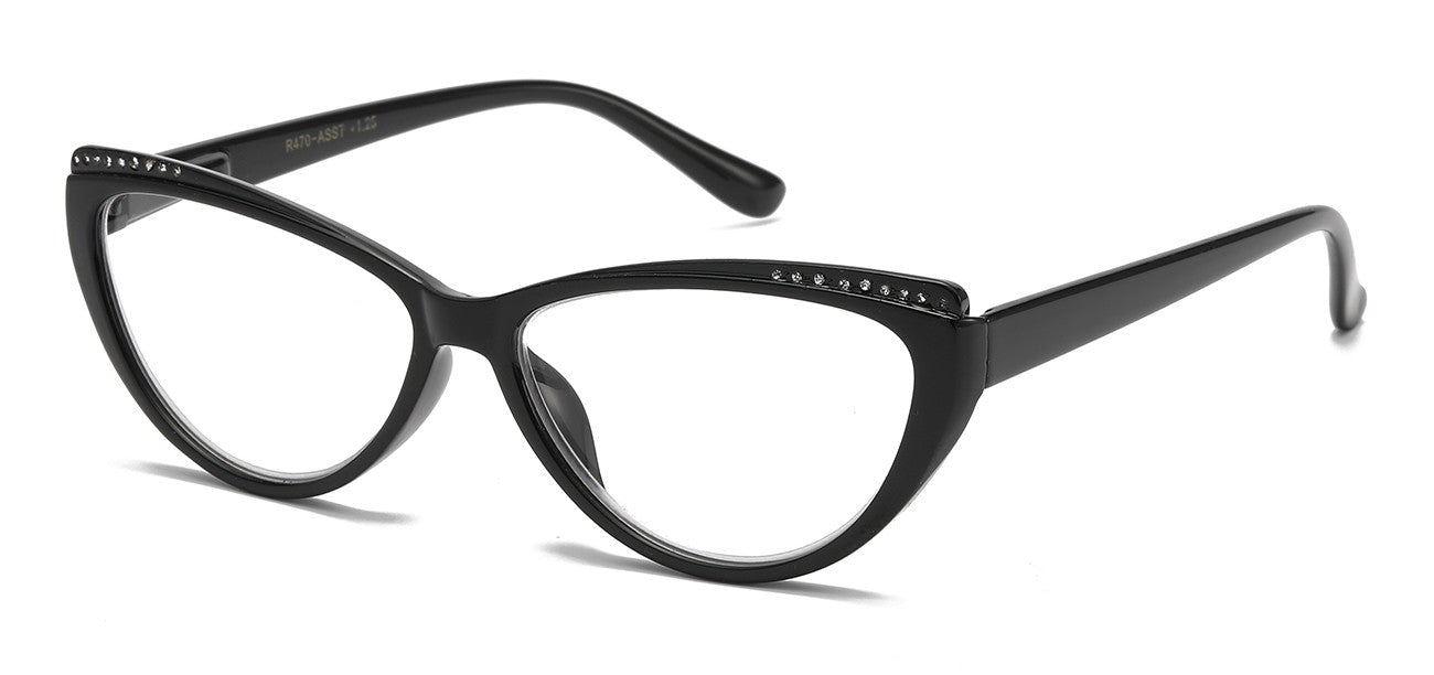 Readers  Cat-eye Polymer Frame r470-asst