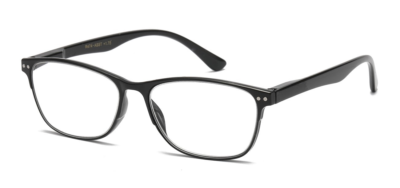 Readers  Square Polymer Frame r474-asst