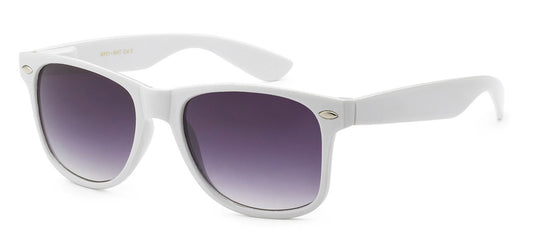 Wayfarer All White Spring Hinges wf01-wht