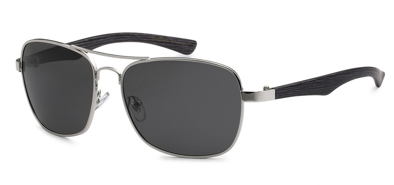 Manhattan Polarized Wood Aviators pz-mh88040